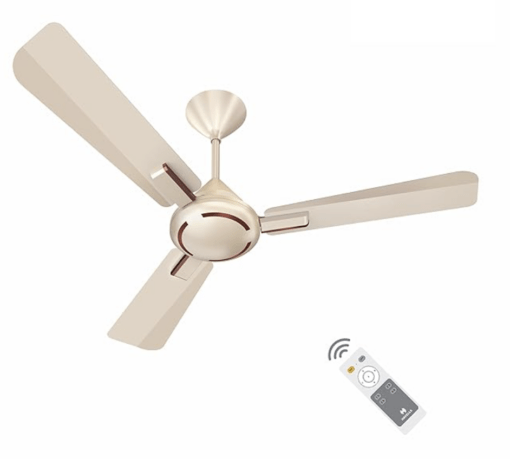 Havells 1200mm Ambrose BLDC Motor Ceiling Fan | Remote Controlled, High Air Delivery Fan | 5 Star Rated, Upto 60% Energy Saving, 2 Year Warranty | (Pack of 1, Gold Mist Wood)